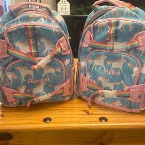 Kids small unicorn backpack, From pottery barn.